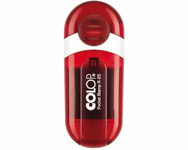 фото Печати-С COLOP Pocket Stamp R25 Карманная оснастка для штампа диам. 25мм (Рубин, Синий)