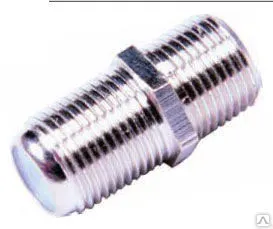 Фото №0 Переходник гнездо F - гнездо F (цинк) 05-4201 REXANT