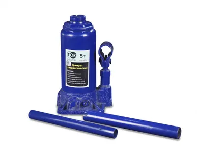 фото Домкрат гидравлический TOR ДГ-5 г/п 5,0 т (в пластиковом кейсе)