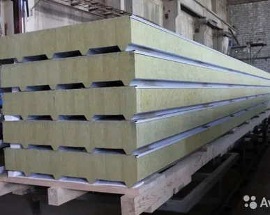 фото Сэндвич-панель кровельная минвата 200 мм 3 м