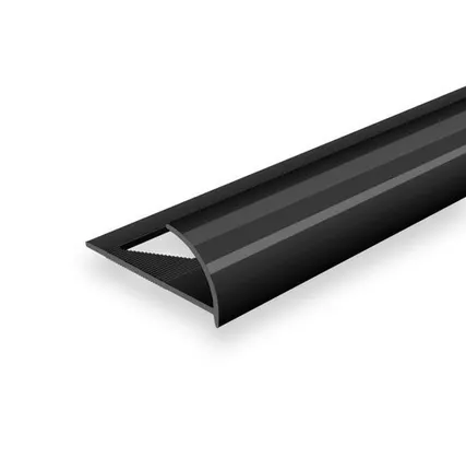 Фото №0 Раскладка под плитку Идеал наружная Черная/ 007 8 мм 2,5 м Нп8 007/ЧЕР