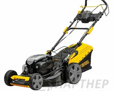 фото Газонокосилка Denzel GLD-520SP бензиновая (196 куб.см., шир. 52 см,привод,7 уров.,травосб. 60 л)