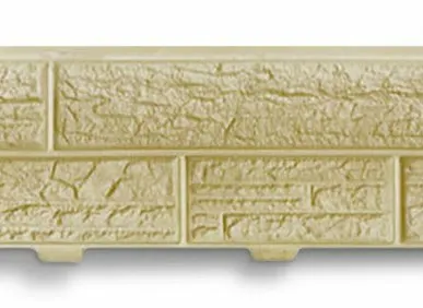 фото Формованный сайдинг Альта-Профиль Сланцевая порода цвет Кремовый