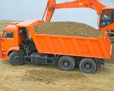 фото Грузоперевозки щебня самосвалами