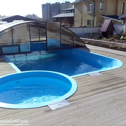 Фото №0 Бассейны пластиковые, плёночные, композитные, каркасные из лиственницы