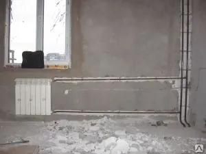 фото Монтаж стояка отопления