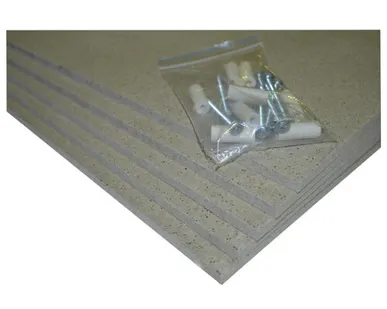 фото плита огнеупорная Фламма ЛТМ 1200х1220х9мм с монтажным набором