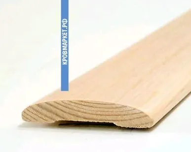 фото Наличник срощ. 2,2 м овальный (7,0 см) (12шт-упак.)