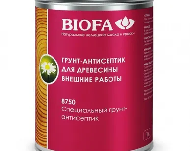 фото Специальный грунт-антисептик для дерева Biofa, 10 л = 90 м2