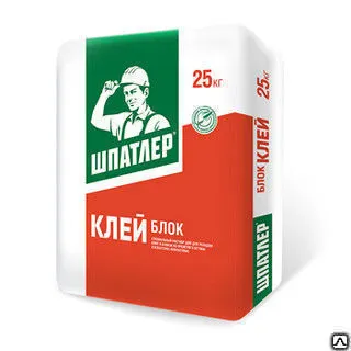 Фото №0 ШПАТЛЕР Блок Клей для плит и блоков из ячеистого бетона