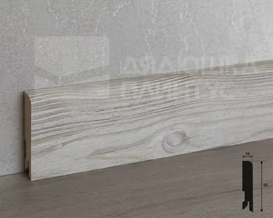 фото Лука Плинтус МДФ Лука Пл 80МДФ.2400.Point line 24045 Сосна северная