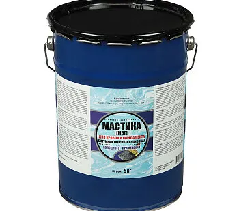 фото Мастика битумная кровельная 5 кг ХозДвор, гидроизоляционная