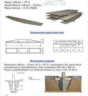 фото Ригель АР6 железобетонный