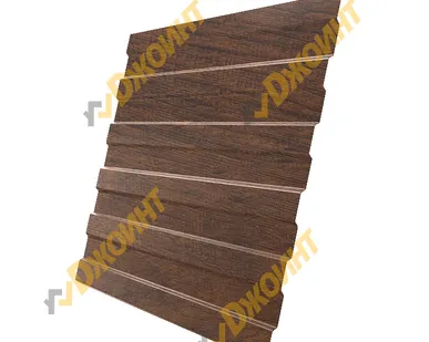 фото Профнастил С-10 0,5 Printech двухсторонний Antique Oak (Античный дуб)