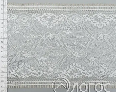 фото Кружево стрейч IS-212 170мм И, серо-бежевый
