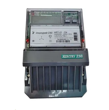 Фото №0 Счетчик "Меркурий" 230 ART-01 CN 3ф 5-60А 1.0/2.0 класс точн. многотариф. CAN ЖКИ Моск. вр. Инкотекс М0000051817