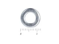 Фото №0 Шайба обычная,цинк DIN125 м6 (100шт)