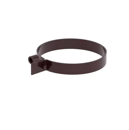 Фото №0 Хомут трубы ПВХ Grand Line шоколадный (RAL 8017)