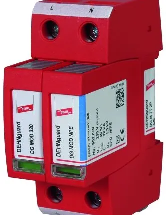 Фото №0 952130 УЗИП класса II DEHNguard M DG M TT 2P 320 для однофазных систем TT и TN