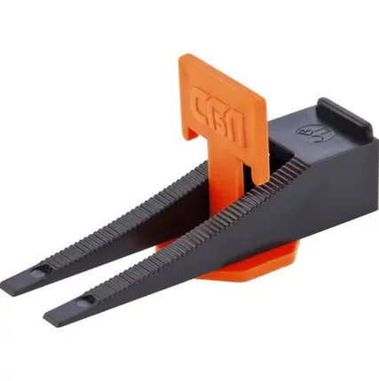 Фото №0 Система выравнивания плитки (СВП). комплект:зажимы. клинья 40/40 шт в пакете Сибртех