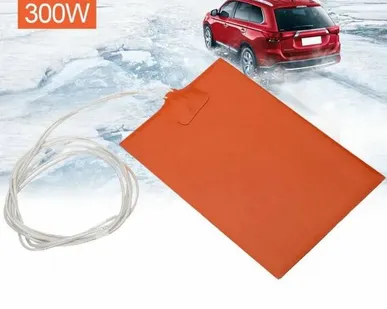 фото Нагревательная пластина силиконовая / Подогрев поддона / 300 Вт