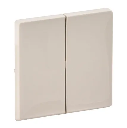 Фото №0 Панель лицевая Valena Life для 2-кл. выкл. сл. кость Leg 755021