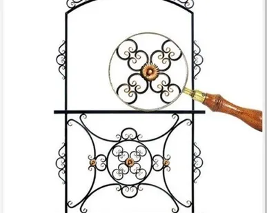 фото Кованая беседка "Узорная" малая (без тента)