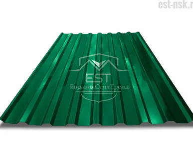 фото Профнастил МП-20х1100 Pe 0.45 | RAL 6005 Зелёный мох