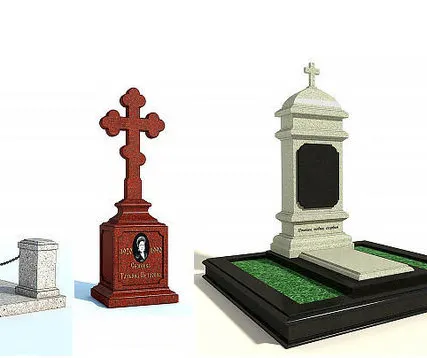 Фото №0 Мемориальный гранитный комплекс (памятник гранитный православной тематики)