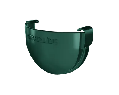 фото Заглушка желоба Дизайн 135 ПВХ Grand Line зелёный (RAL 6005)