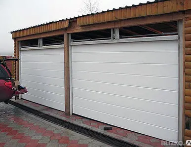 фото Гаражные ворота механические "ALUTECH" TREND, М-гофр