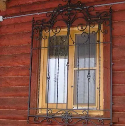 Фото №0 Изготовление металлических оконных решеток