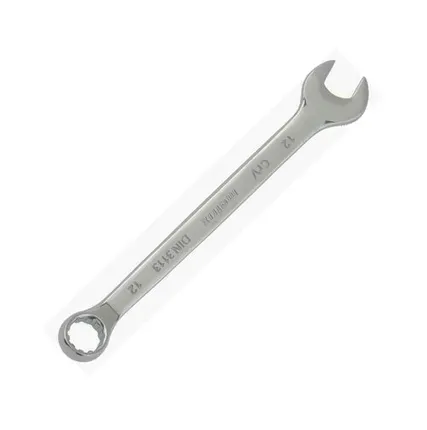 Фото №0 Ключ комбинированный, 12мм, CrV, полированный хром, MATRIX, 1 шт