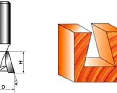 фото Фреза для соединения "ласточкин хвост" СТФ-1006-8-12 8мм