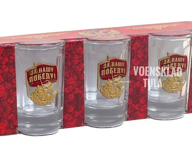 фото Патриотический набор стопок «Победа»