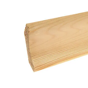 Фото №0 Плинтус 2.2 м, 60 мм, сращенный, бессучковый, гладкий