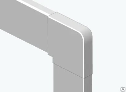 Фото №0 Efapel 10053 ABR Угол плоский, 40x12.5мм