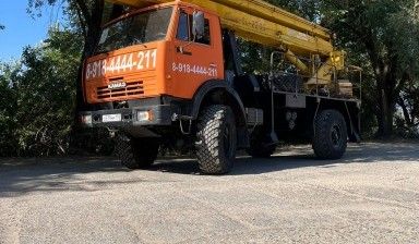 фото Аренда автовышки вездеход 22М