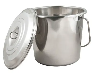 фото Ведро нерж 8л с/крышкой.