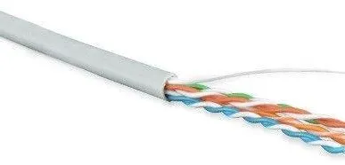 фото Кабель витая пара U/UTP кат.5E 4х2х24AWG solid PVC UUTP4-C5E-S24-IN-PVC-GY-305 сер. (м) Hyperline 41903