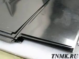 фото Лист вольфрамовый 0,8 мм ВНР