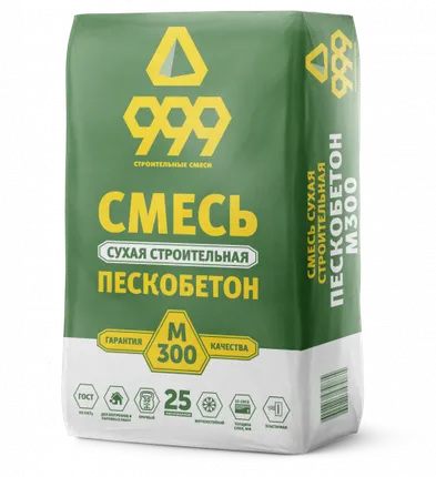 Фото №0 Смесь цементно-песчаная 999 М-300 25 кг