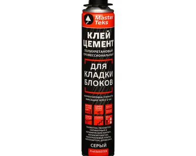 фото Клей-цемент для кладки блоков MasterTeks, 870 мл