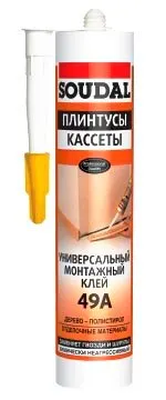 Фото №0 Soudal Жидкие гвозди Соудал Универ.монт. 49 А (280мл)/12