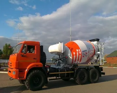 фото Автобетоносмеситель 58146P шасси КамАЗ-43118 (6х6) 6м3.