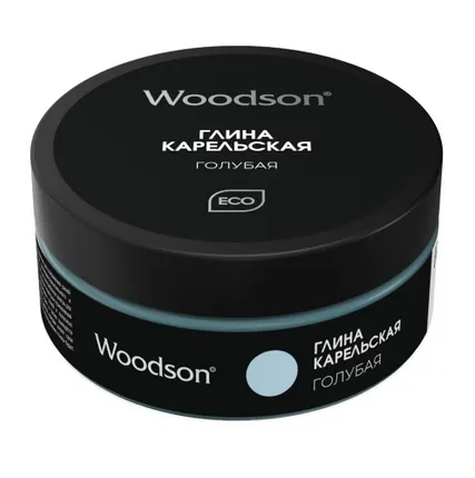 Фото №0 Глина для бани WoodSon Карельская голубая, 150 мл (арт. WK32)