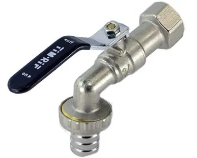 фото Кран шаровый 3/4 дюйма, водоразборный, резьба внутренняя