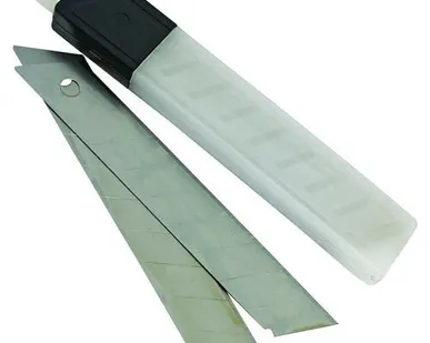 фото Лезвие для канцелярского ножа сегментированное КОБАЛЬТ 25 мм (5 шт)