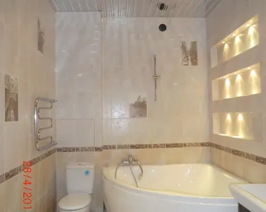 фото Установка ванной