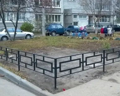 фото Газонное ограждение, ограждение для детской площадки